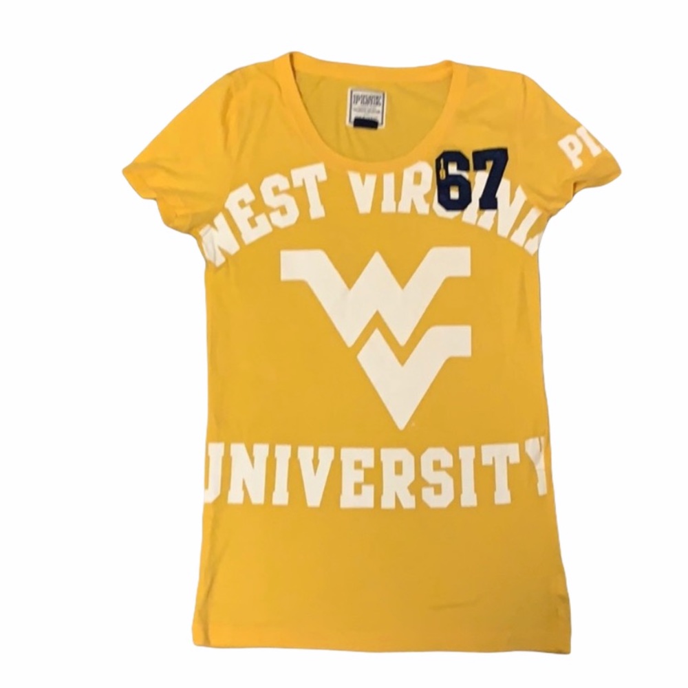 Women’s PINK WVU tee